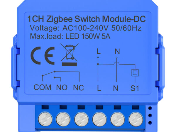 54047_1 Avatto ZWSM16-DC-1 nutikas 1-kanaline ZigBee lüliti moodul pingevaba DC kontaktiga