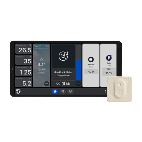 Kahepoolne juhtpaneel Shelly seinanäidik X2 WiFi/BLU (hõbe) + BLU H&T