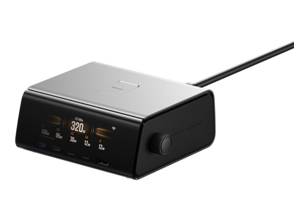 EcoFlow RAPID Pro 320W dokkimisjaam, 4xUSB-C, 1xUSB-A, GaN
