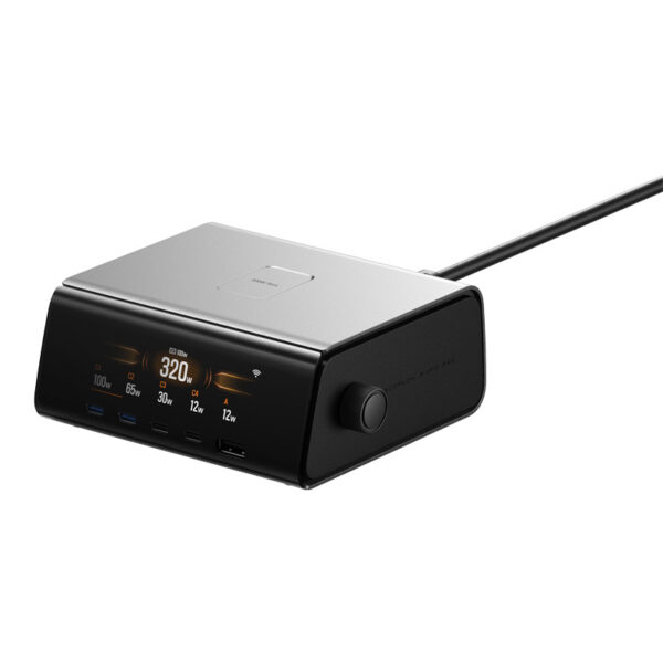 EcoFlow RAPID Pro 320W dokkimisjaam, 4xUSB-C, 1xUSB-A, GaN