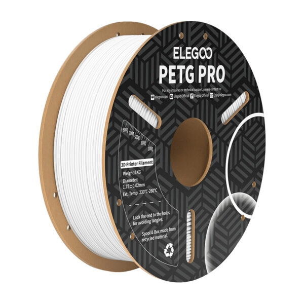 ELEGOO PETG Pro filament (valge)