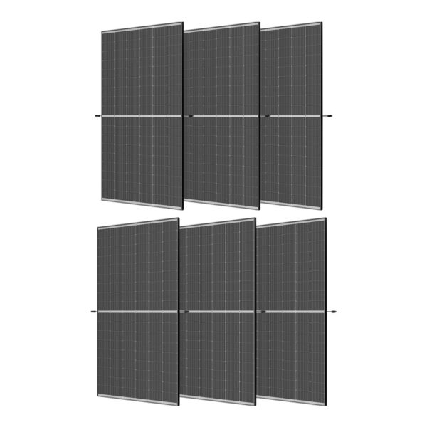 6x Trina 510W fotogalvaaniline paneel.