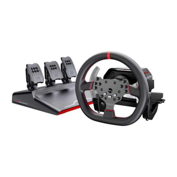 PXN-V10 Pro mängusett - rool + pedaalid + kinnitusklemendid (PC / PS4 / Xbox One / Xbox Series X|S)