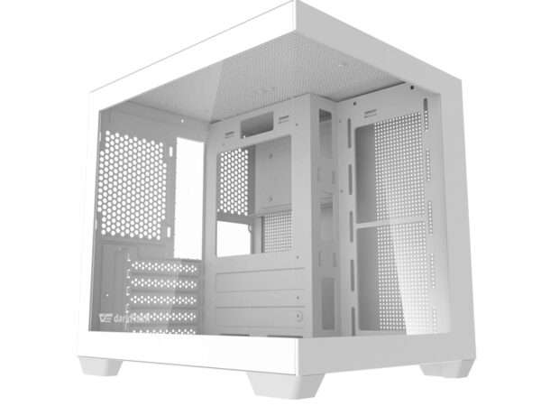 54676_7 Darkflash C275P arvutikorpus ilma ventilaatoriteta (Valge)