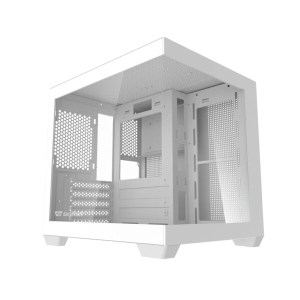 Darkflash C275P arvutikorpus ilma ventilaatoriteta (Valge)