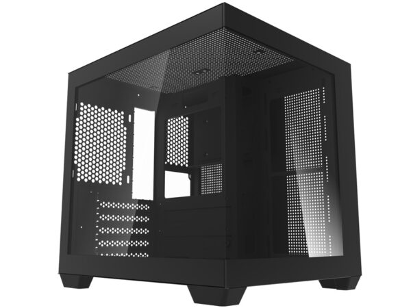 54677_1 Darkflash C275P arvutikorpus ilma ventilaatoriteta (Must)