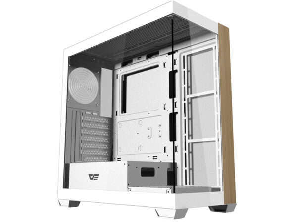 54681_7 Darkflash DS900W arvutikorpus ilma ventilaatoriteta (Valge)