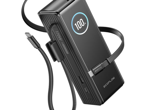54825_1 EcoFlow RAPID Powerbank 25000mAh, 170W (sisseehitatud 100W kaablid).