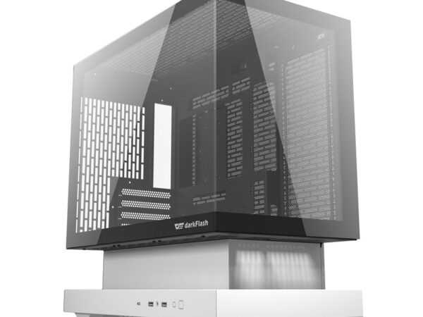Darkflash F1 arvutikorpus (valge) + 6 ARGB ventilaatorit
