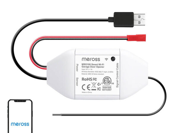 Meross MSG100HK nutikas garaažiukse lüliti (HomeKit)