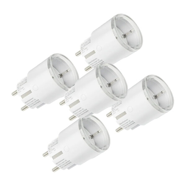 5 tk Shelly Plug S MTR Gen3 12A nutikad pistikud (valge)
