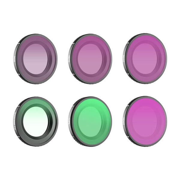 6-osaline Sunnylife 1/4 Black Mist + CPL + ND8 + ND16 + ND32 + ND64 filtrite komplekt Osmo Nano jaoks