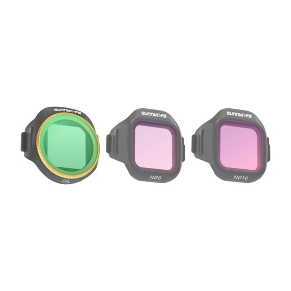 3-osaline Sunnylife CPL + ND8 + ND16 filtrite komplekt MINI 5 Pro jaoks