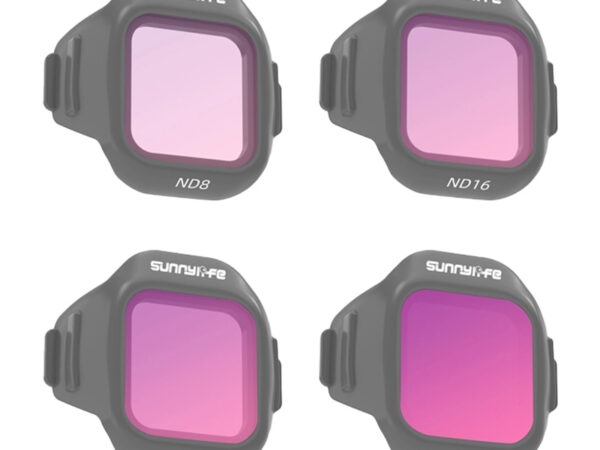 4-osaline Sunnylife ND8 + ND16 + ND32 + ND64 filtrite komplekt MINI 5 Pro jaoks