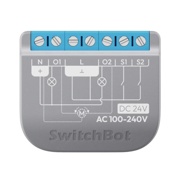SwitchBot Relay Switch 2PM nutikas kahekohaline lüliti