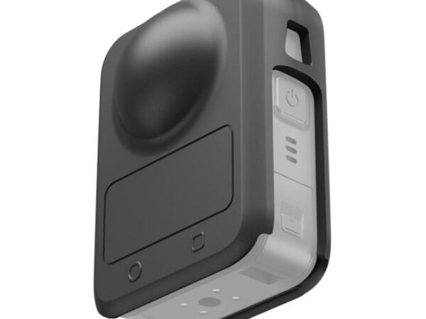 Silikoontooted objektiivikattega PULUZ DJI Osmo 360 jaoks (must)