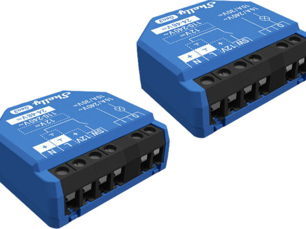 Shelly 1 Gen3 WiFi/Bluetooth 2 kontrolleri komplekt