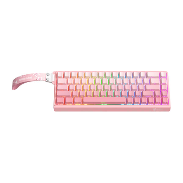 ONIKUMA G69 klaviatuur (roosa) (QWERTY)