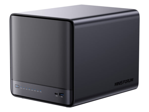 56471_1 MINI-PC Minis Forum NAS N5 AMD Ryzen 7 H255, 16GB+128GB OS salvestus