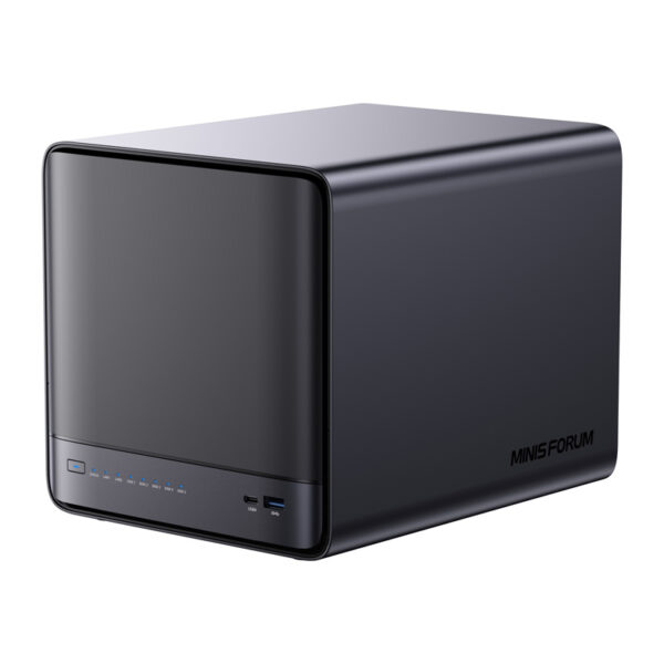 MINI-PC Minis Forum NAS N5 AMD Ryzen 7 H255, 16GB+128GB OS salvestus