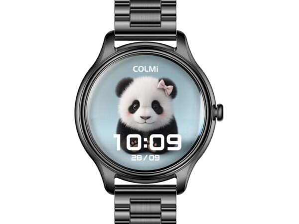 56852_3 COLMI L28 nutikell (must + must terasest rihm)