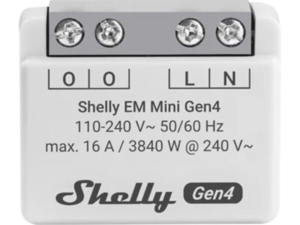 Shelly EM Mini Gen4 WiFi Matter energiamõõtja