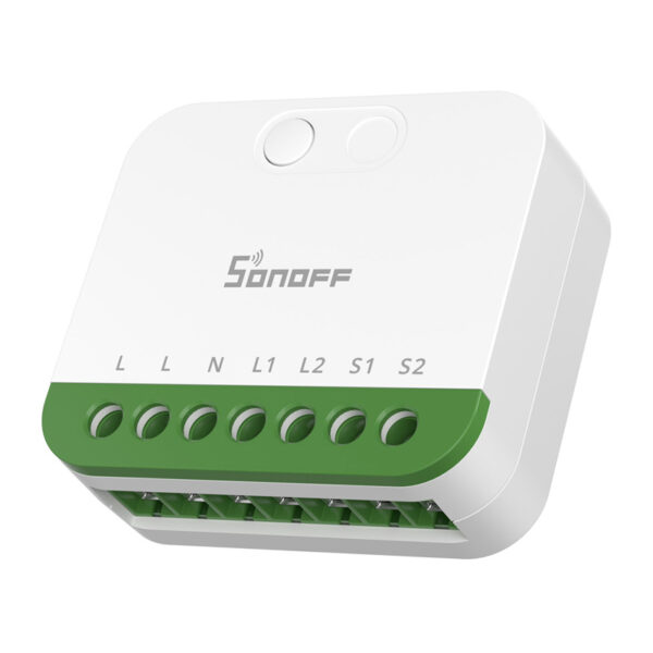 Sonoff MINI-2GS Matter kahekanaline mini lüliti