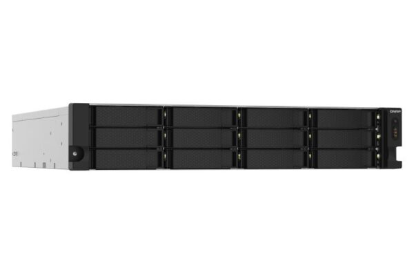 QNAP TS-1232PXU-RP 12-bay 2U NAS server ilma ketasteta