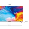 ELKO: 1383176 TCL 50P635 | 50” 4K Smart TV | Google TV | UHD | Metallic | WiFi | Bluetooth