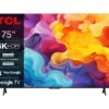 ELKO: 1413734 TCL 75V6B | 75” 4K Smart TV | Google TV | UHD | WiFi | Bluetooth