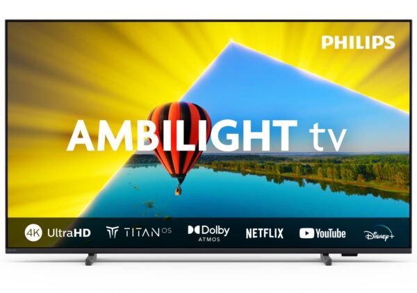Philips 50PUS8079/12 | 50” 4K Smart TV | Titan OS | UHD | WiFi | Bluetooth