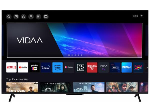 ELKO: 1425464 Toshiba 55QV2463DG | 55” 4K Smart TV | Vidaa OS | UHD | WiFi | Bluetooth