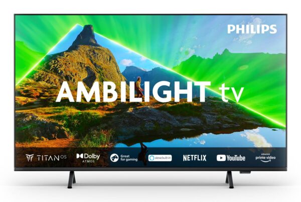 ELKO: 1426647 Philips 55PUS8319/12 | 55” 4K Smart TV | Titan OS | UHD | WiFi | Bluetooth