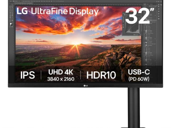 ELKO: 1429022 LG 32UN880K-B 31,5” 4K IPS Monitor Ergo Reguleeritav