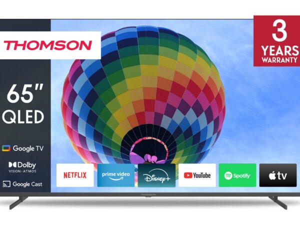 ELKO: 1431421 Thomson 65QG4S14 | 65” QLED 4K Smart TV | Google TV | UHD | WiFi | Bluetooth