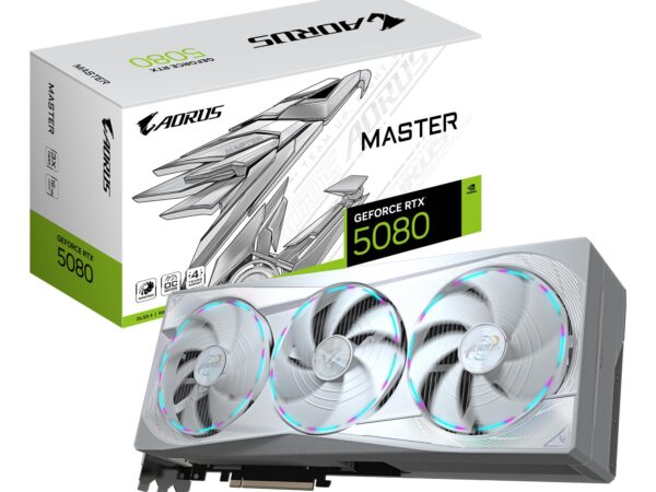 ELKO: 1432752 Gigabyte RTX 5080 AORUS Master ICE 16GB GDDR7 graafikakaart GV-N5080AORUSMICE-16GD