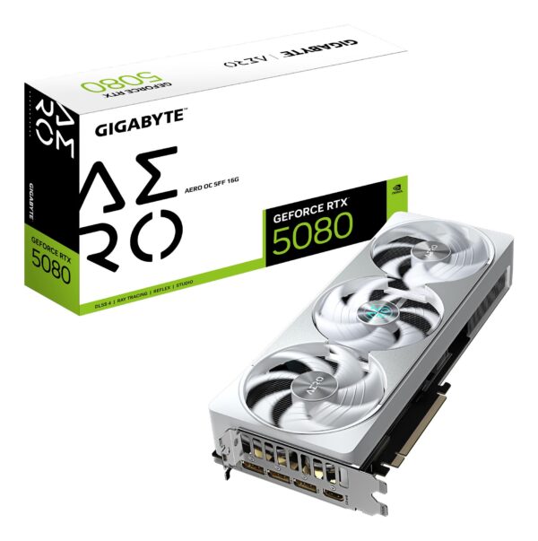Gigabyte RTX 5080 AERO OC 16GB GDDR7 PCIe 5.0 graafikakaart