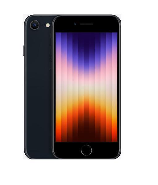Taastatud iPhone SE (3. põlvkond) 128GB Kesköö A-klass (RED)