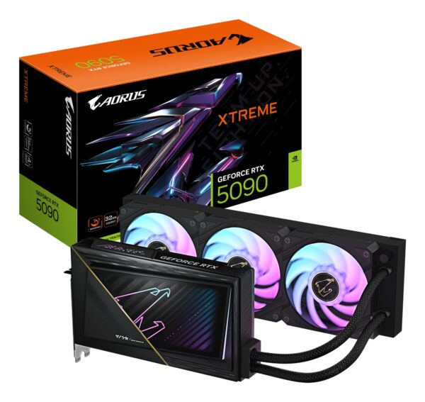 ELKO: 1435042 Gigabyte AORUS RTX 5090 32GB GDDR7 PCIe 5.0 vesijahutusega graafikakaart GV-N5090AORUSXW-32GD1.0
