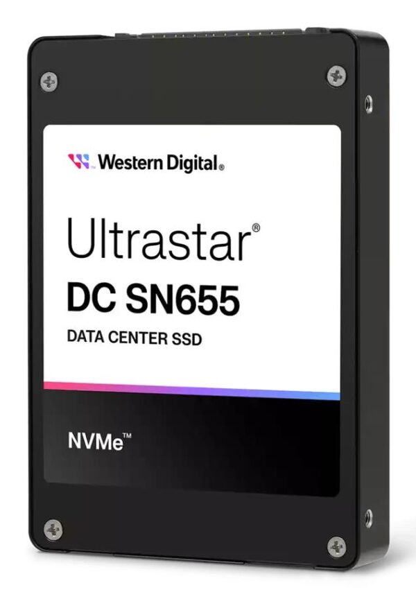ELKO: 1439687 Western Digital Ultrastar DC SN655 3.84TB NVMe U.3 SSD 0TS2461
