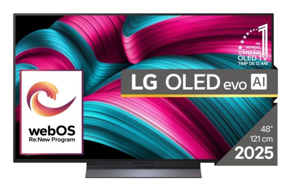 LG OLED48C51LA | 48” OLED 4K Smart TV | webOS | UHD | WiFi | Bluetooth