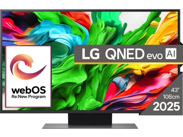 ELKO: 1442074 LG 43QNED86A3C | 43” QNED 4K Smart TV | webOS | UHD | WiFi | Bluetooth