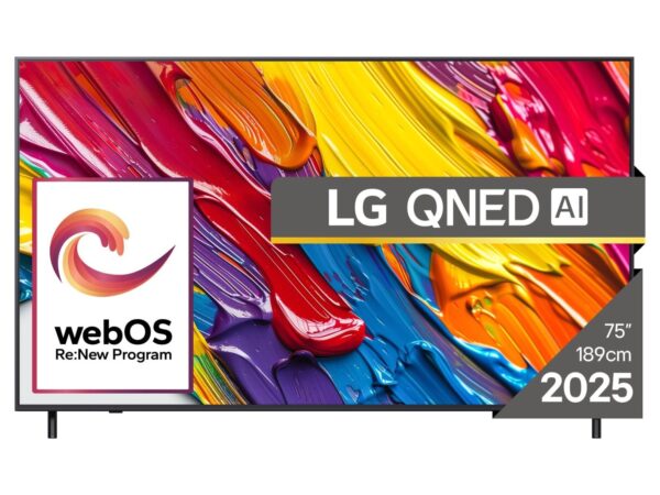 ELKO: 1442090 LG 75QNED82A3B | 75” QNED 4K Smart TV | webOS | UHD | WiFi | Bluetooth