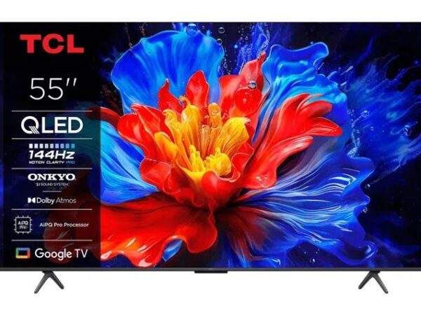 ELKO: 1450141 TCL 55P8K | 55” QLED 4K Smart TV | Google TV | UHD