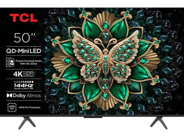 TCL 50Q6C | 50” QD-Mini LED 4K Smart TV | Google TV | UHD