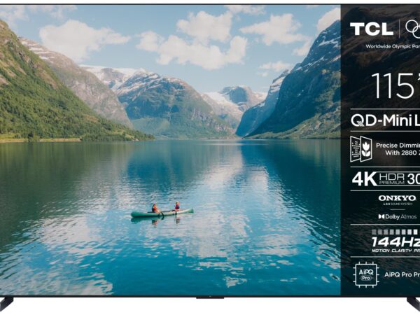 ELKO: 1451006 TCL 115C7K | 115” QD-Mini LED 4K Smart TV | Google TV | UHD