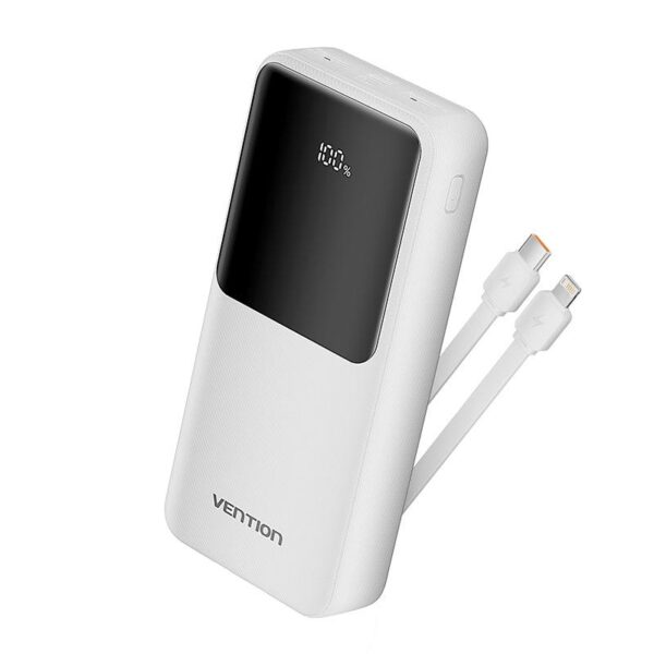 VENTION akupank 20000mAh 22.5W valge FHPW0