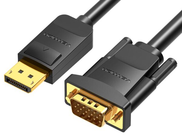 ELKO: 1452216 VENTION DisplayPort VGA kaabel 2m must HBLBH