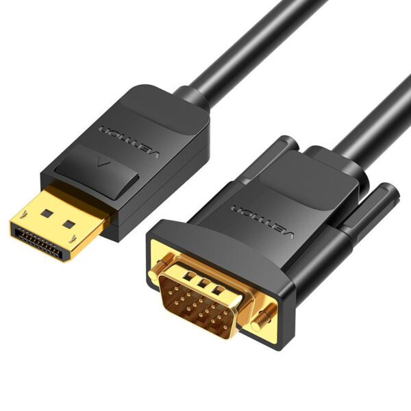 ELKO: 1452216 VENTION DisplayPort VGA kaabel 2m must HBLBH