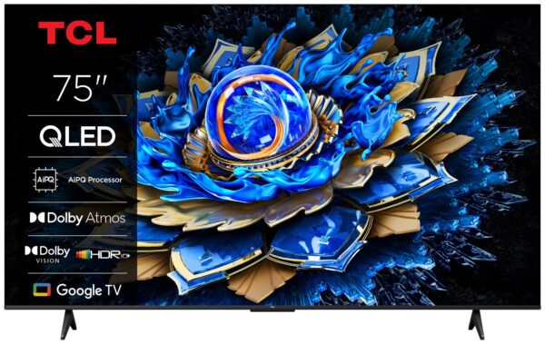 ELKO: 1453208 TCL 75T69C | 75” QLED 4K Smart TV | Google TV | UHD